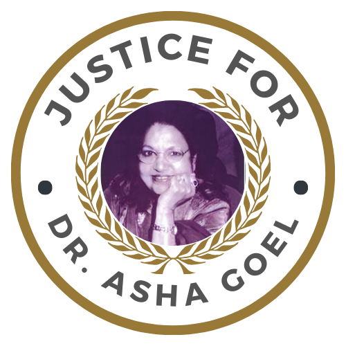 Justice For Dr. Asha Goel